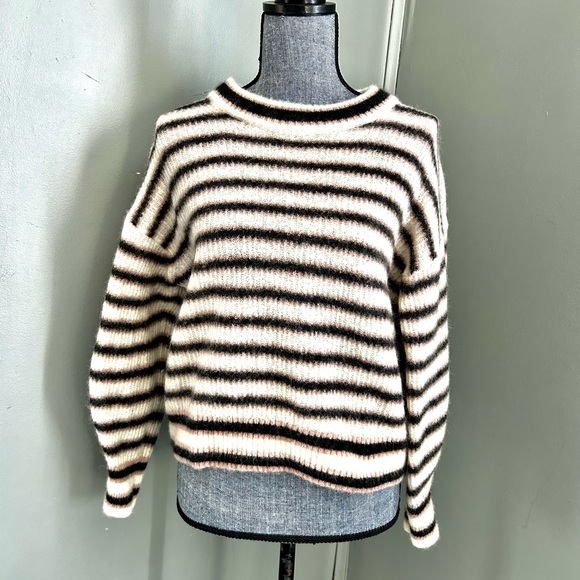 Everlane Sweaters - Everlane Striped Wool Sweater Size L